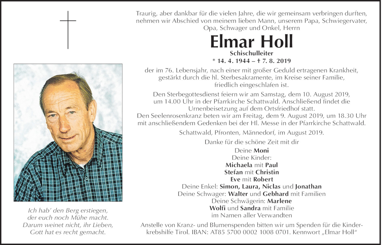Elmar Holl Bild