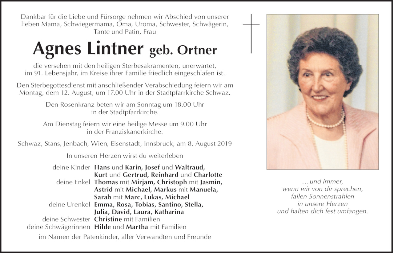 Agnes Lintner Bild