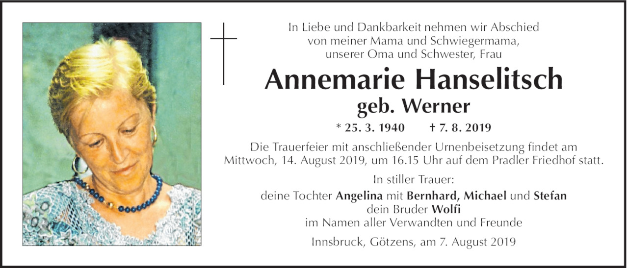 Annemarie Hanselitsch Bild