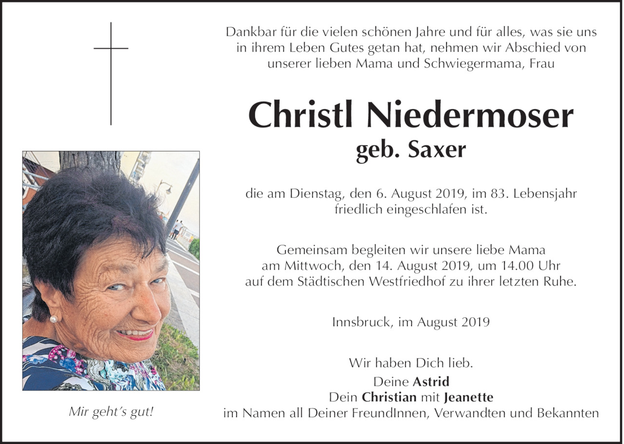 Christine Niedermoser Bild