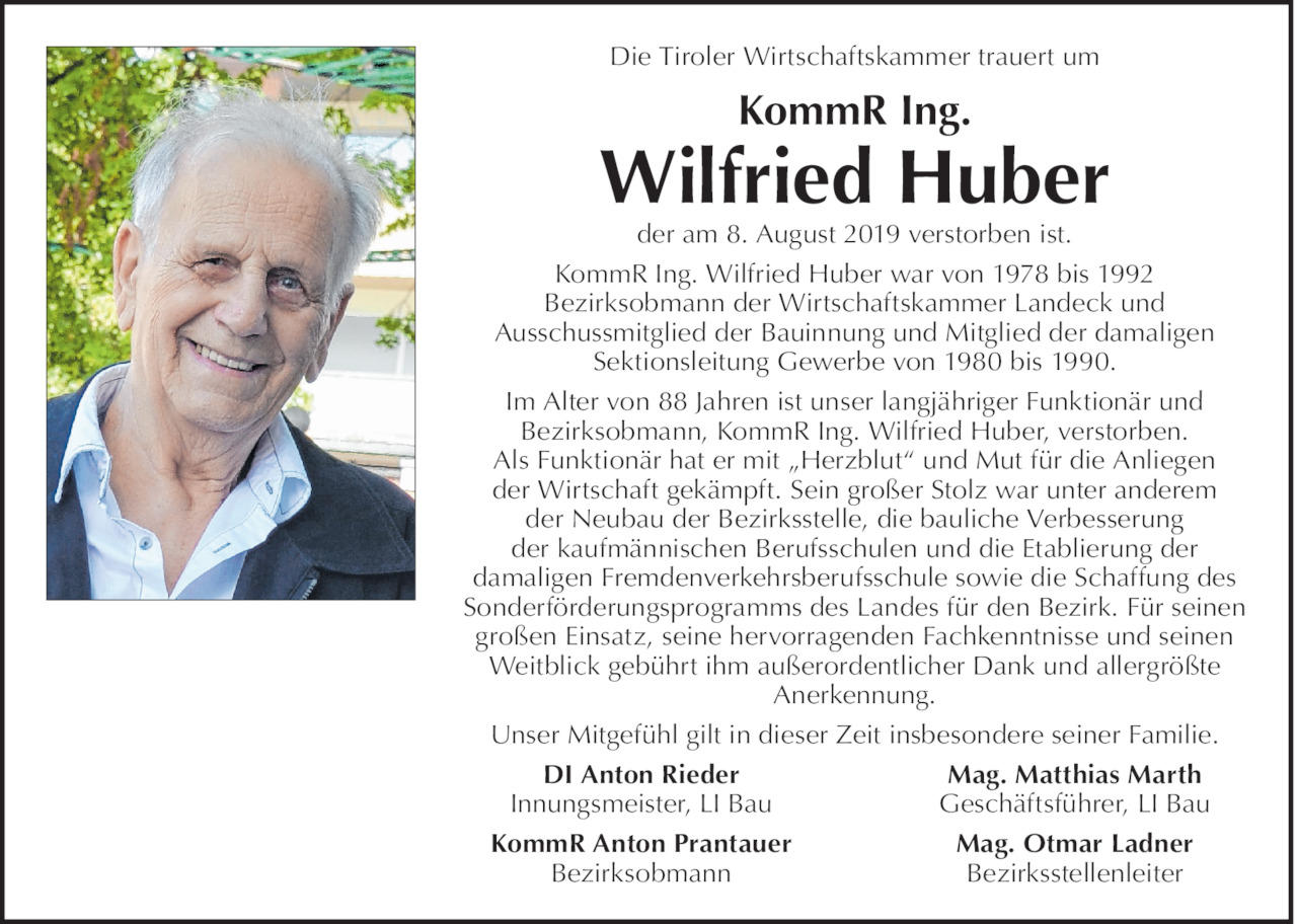 Wilfried Huber Bild