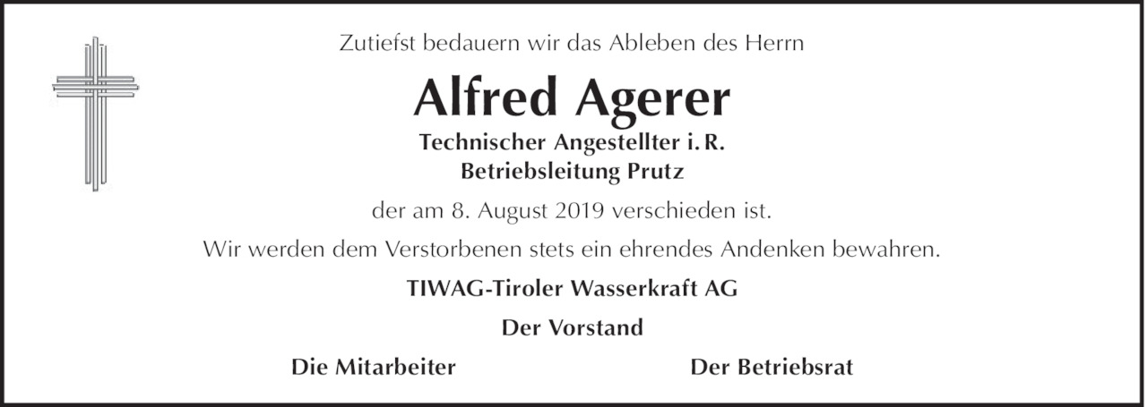 Alfred Agerer Bild