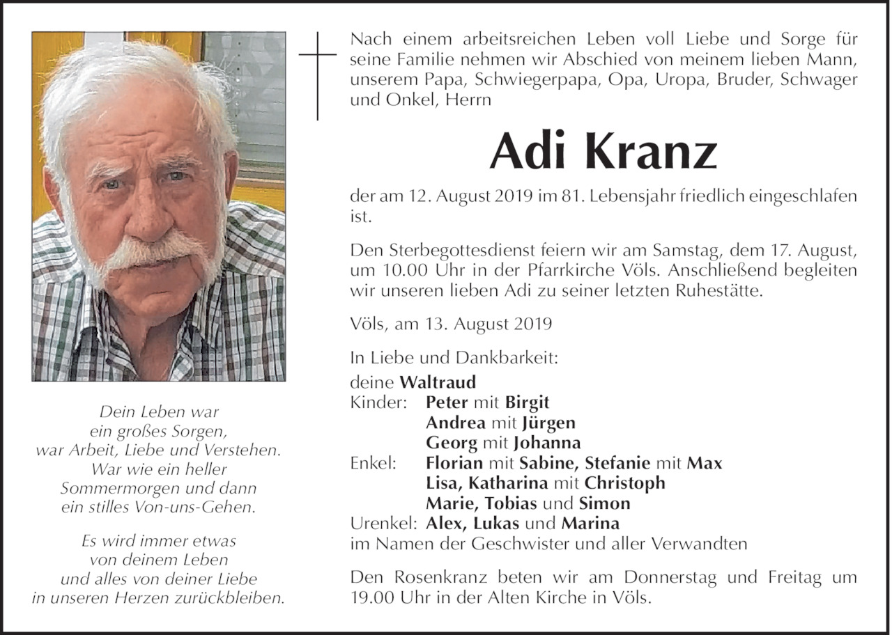 Adi Kranz Bild