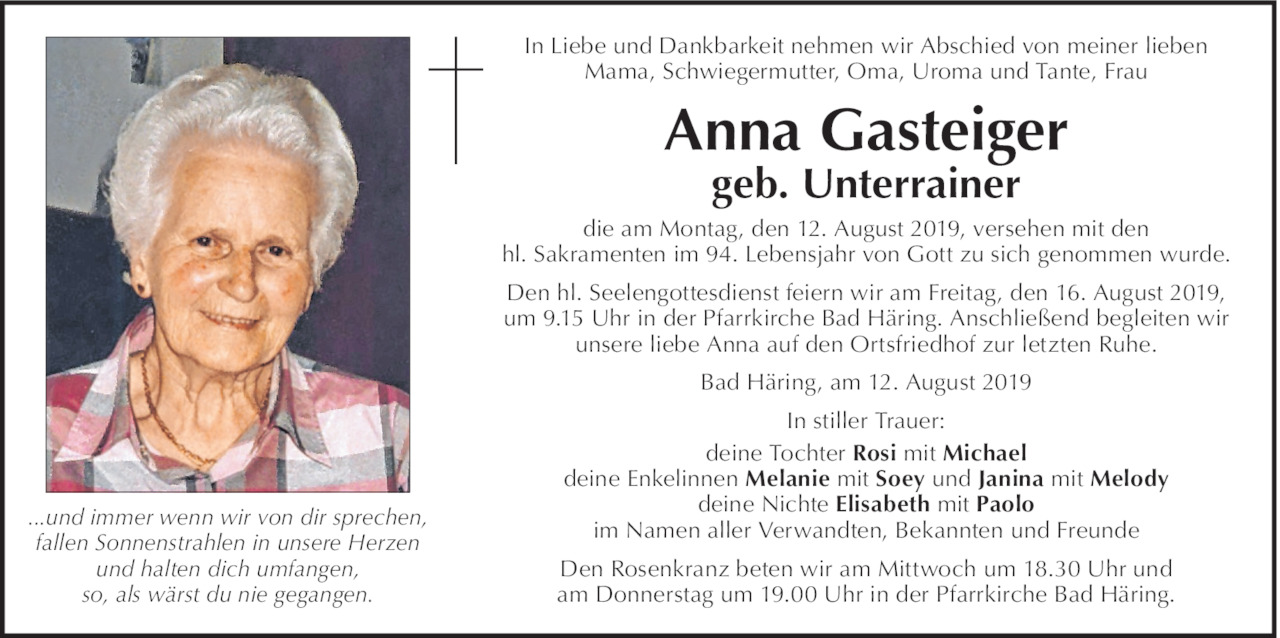 Anna Gasteiger Bild