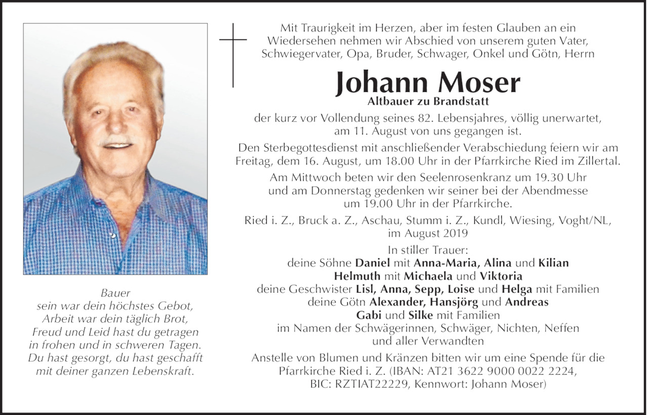 Johann Moser Bild