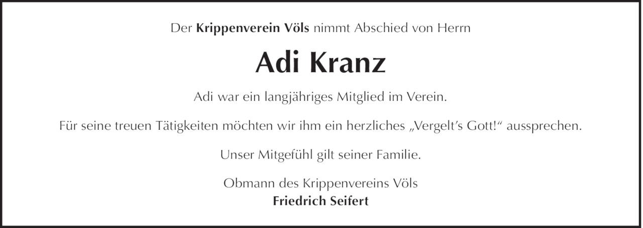 Adi Kranz Bild