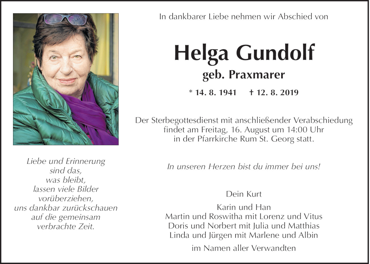 Helga Gundolf Bild