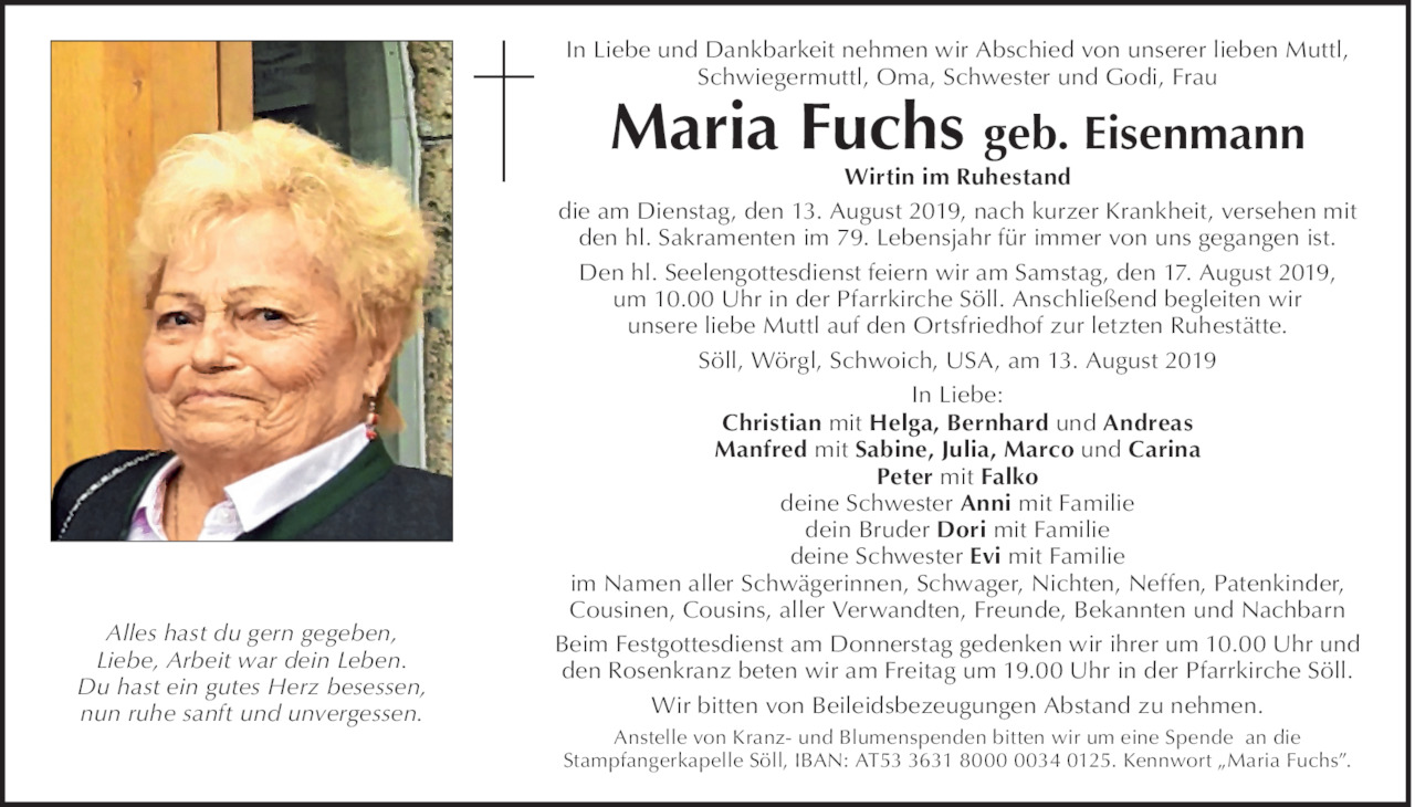 Maria Fuchs Bild