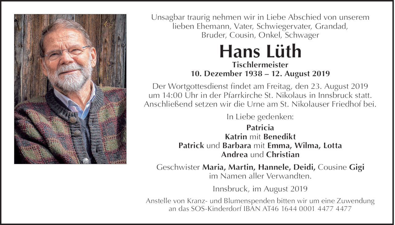 Hans  Lüth Bild