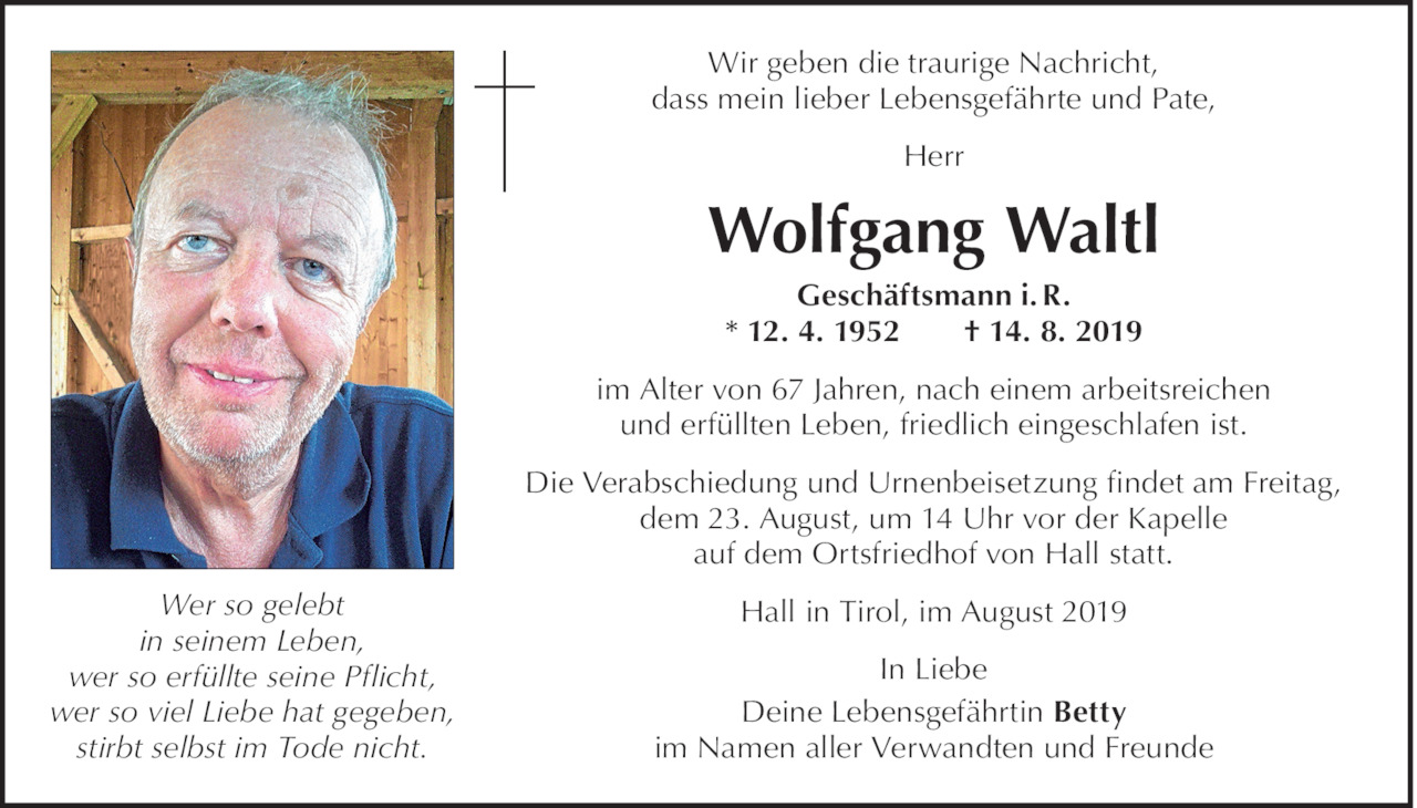 Wolfgang Waltl Bild