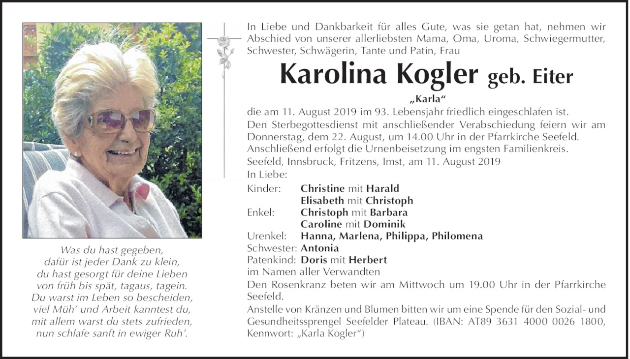 Karolina Kogler Bild