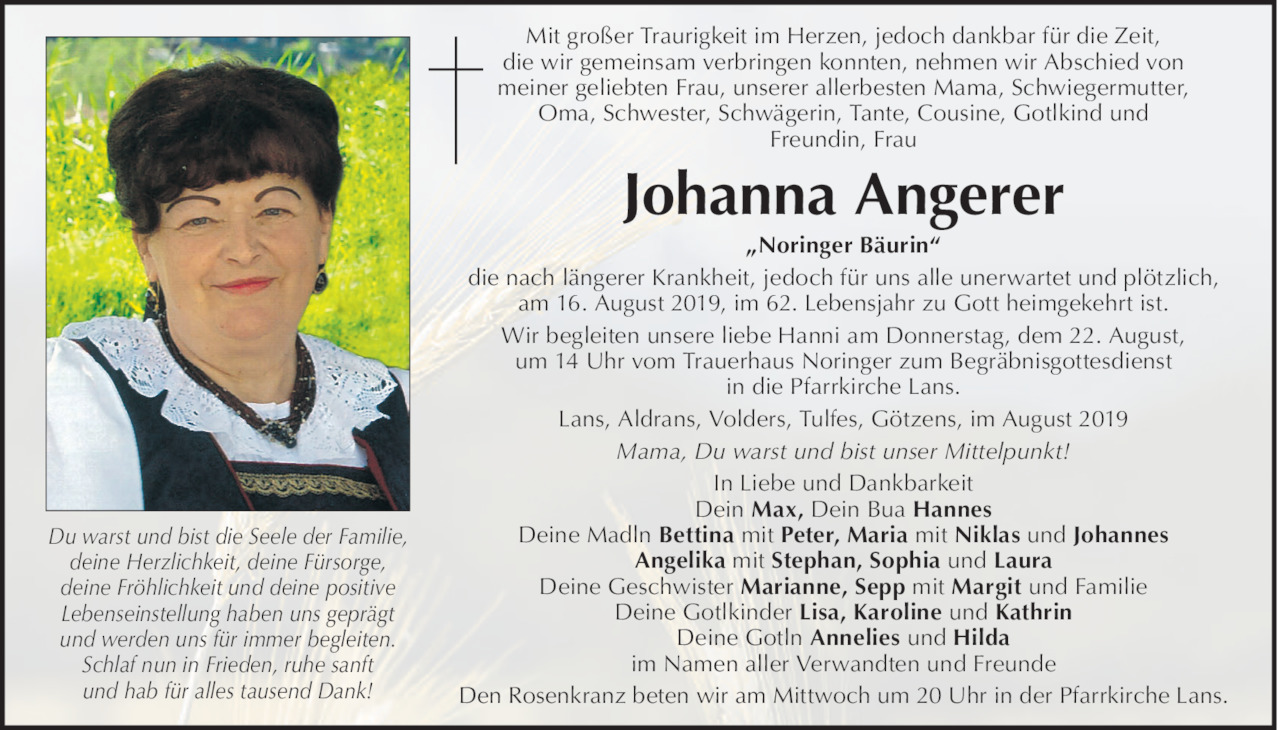 Johanna Angerer Bild