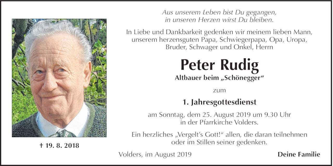 Peter Rudig Bild