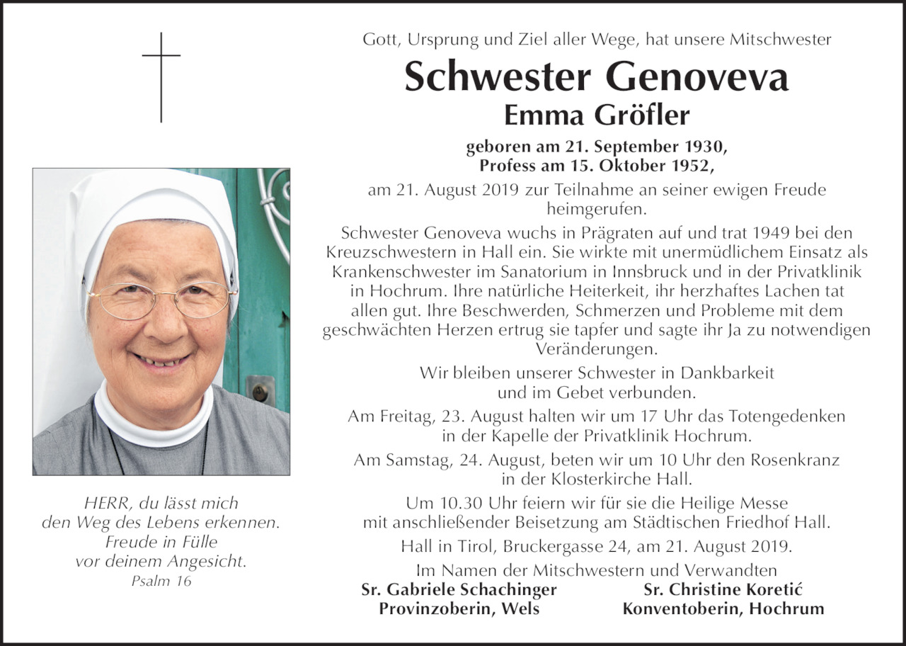 Genoveva Emma  Gröfler Bild