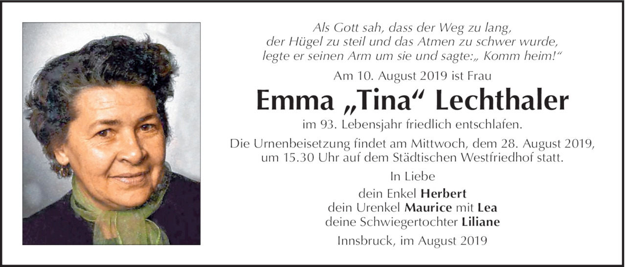 Emma Lechthaler Bild