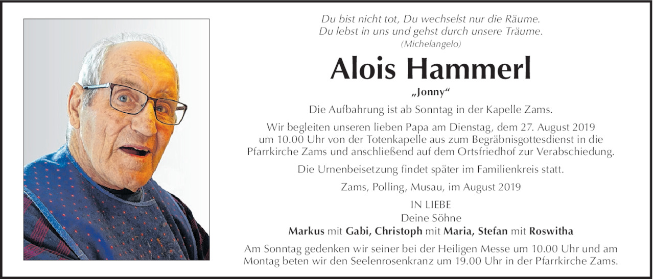 Alois Hammerl Bild