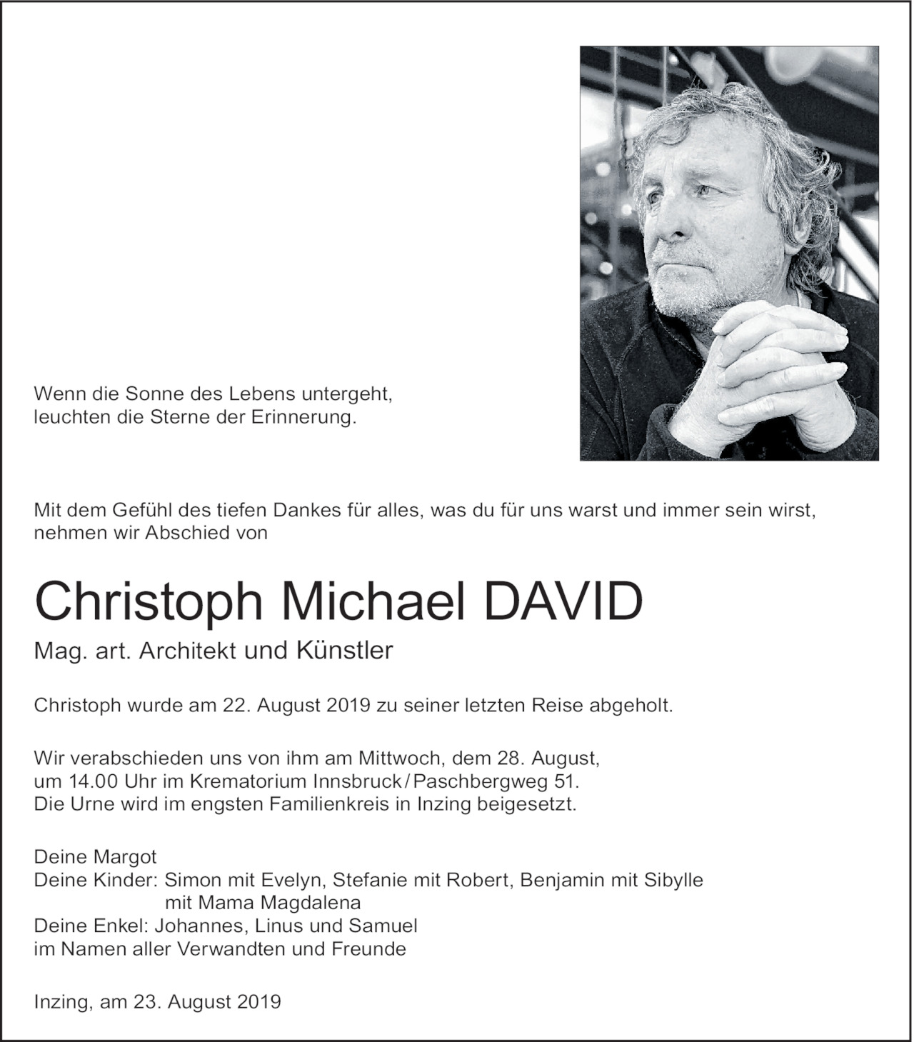 Christoph Michael David Bild