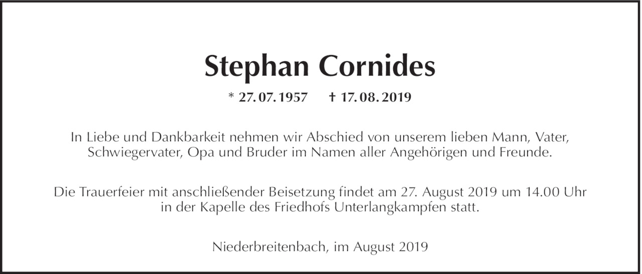 Stephan Cornides Bild