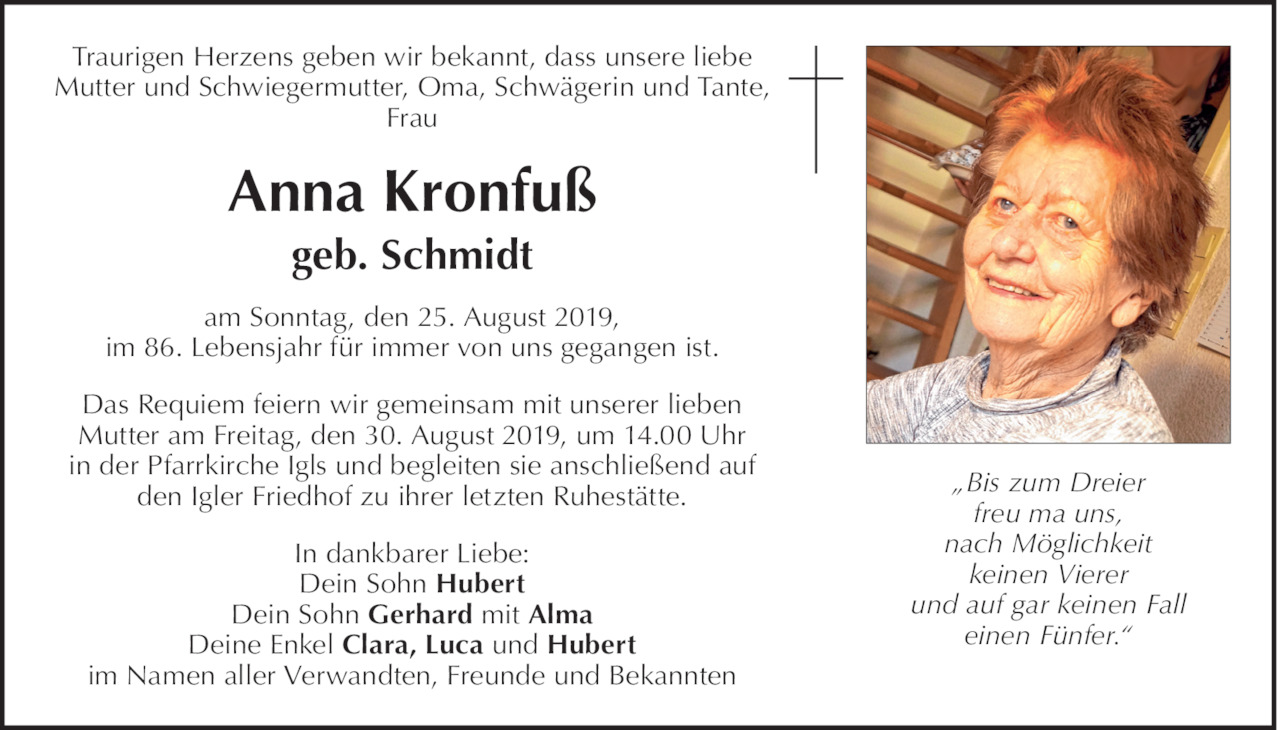 Anna Kronfuß Bild