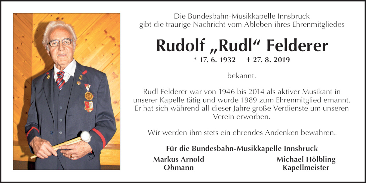 Rudolf  Felderer  Bild