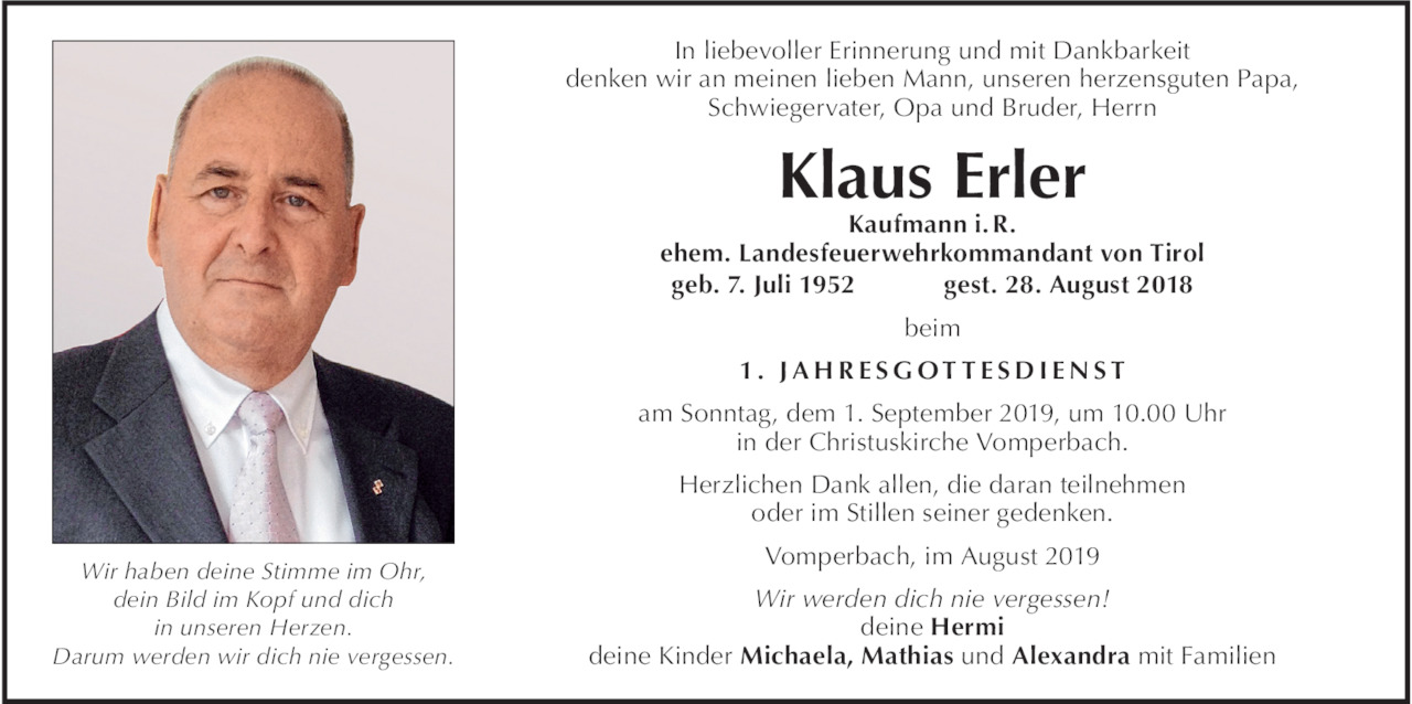 Klaus Erler Bild