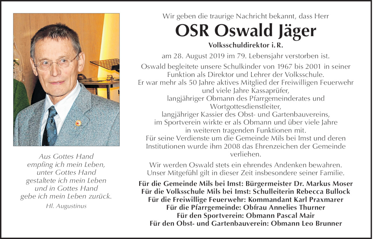 Oswald Jäger Bild