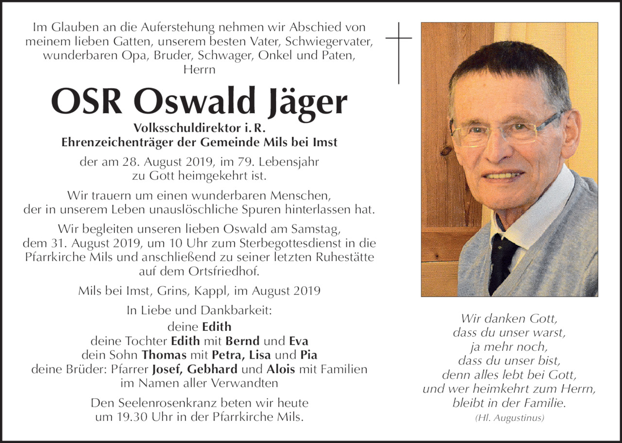 Oswald Jäger Bild