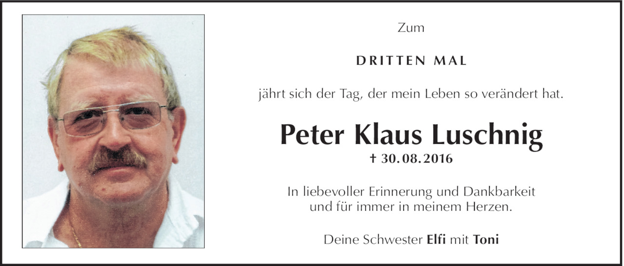 Peter Klaus Luschnig Bild