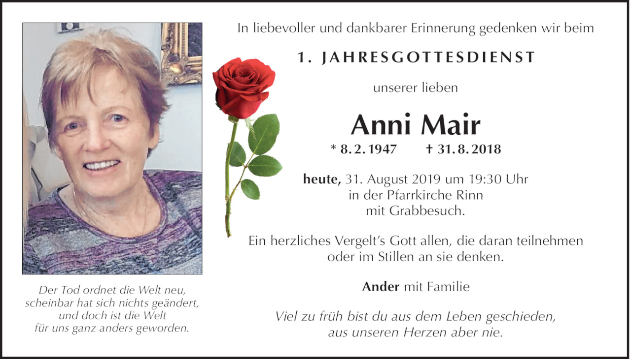 Anna Mair Bild