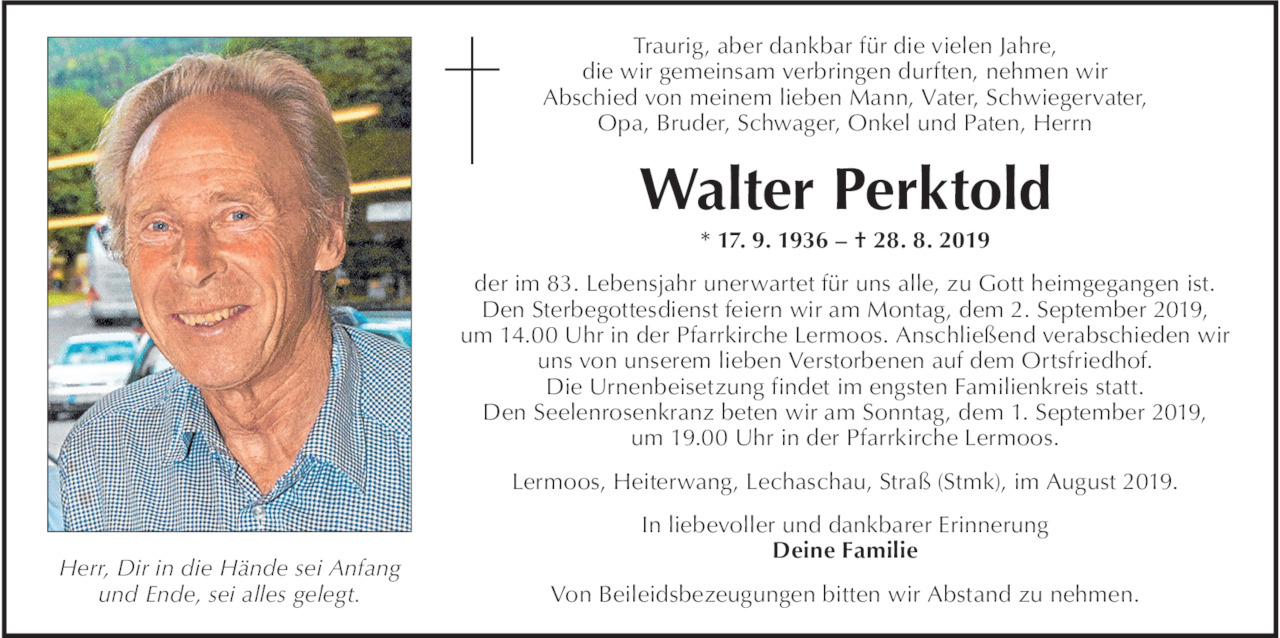 Walter Perktold Bild