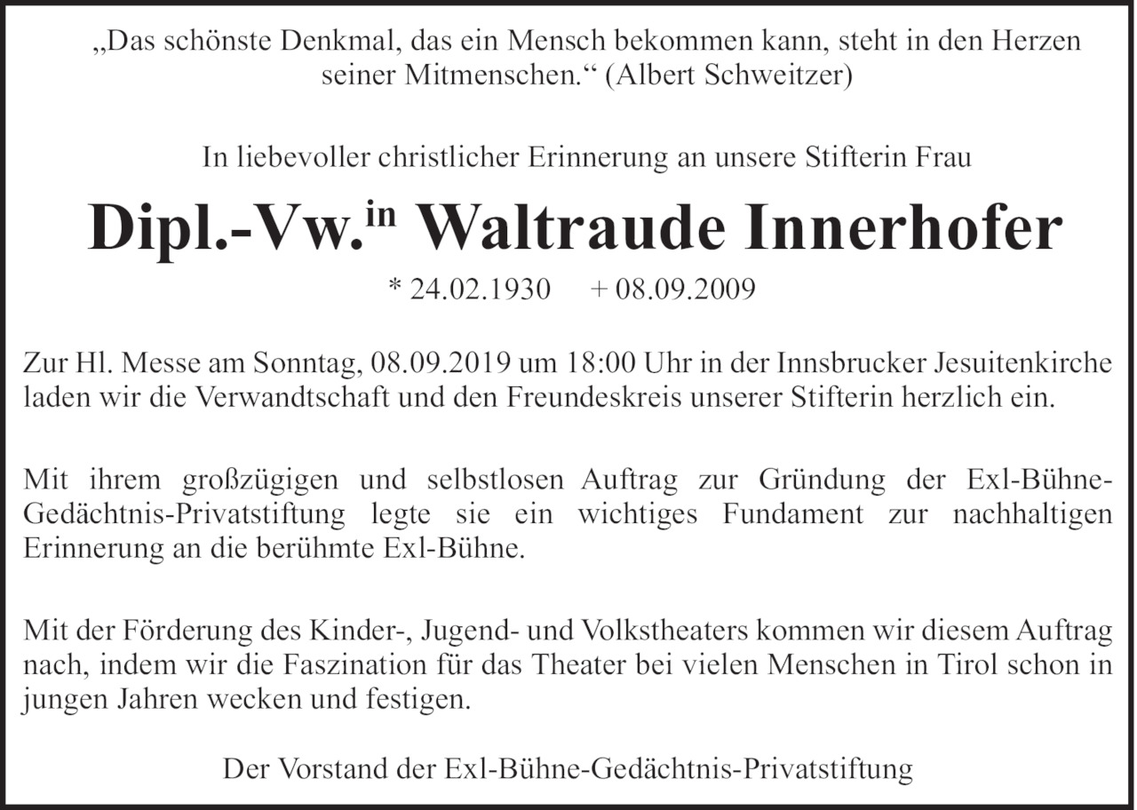 Waltraude Innerhofer Bild