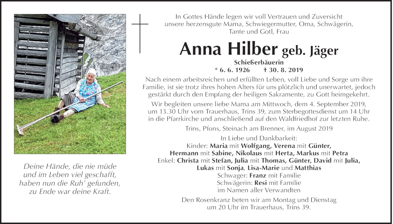 Anna Hilber Bild