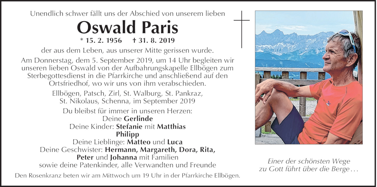 Oswald Paris Bild