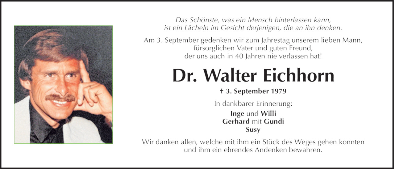 Walter Eichhorn Bild