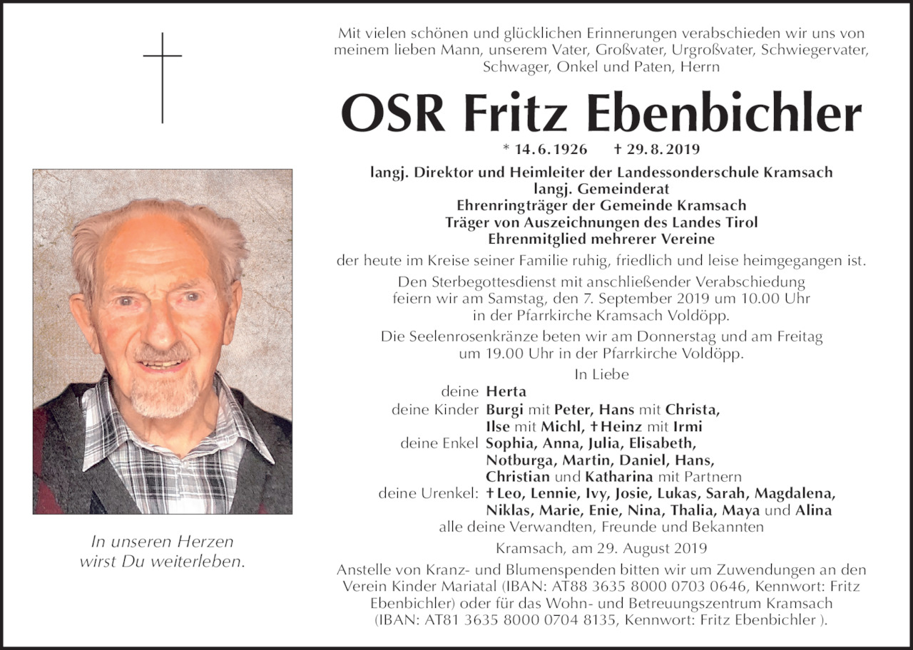Fritz Ebenbichler Bild