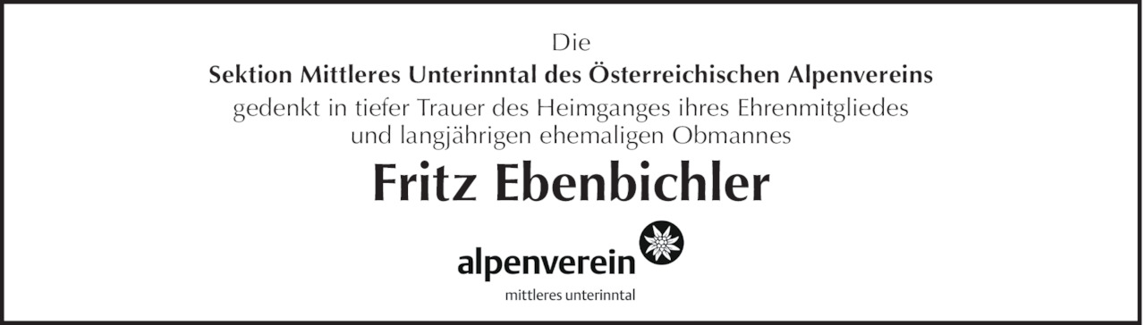 Fritz Ebenbichler Bild