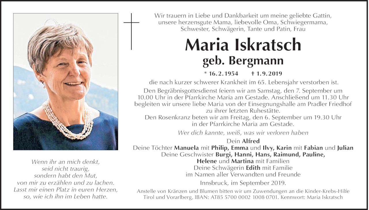 Maria  Iskratsch Bild