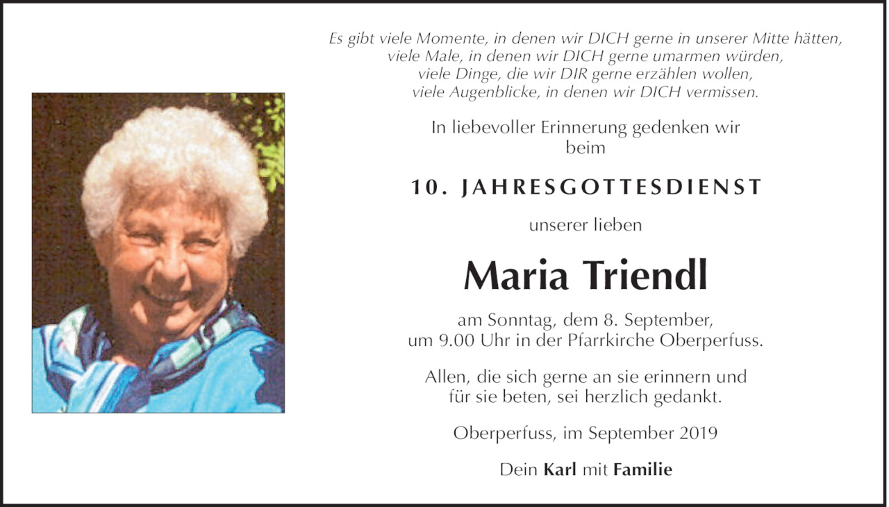 Maria Triendl Bild