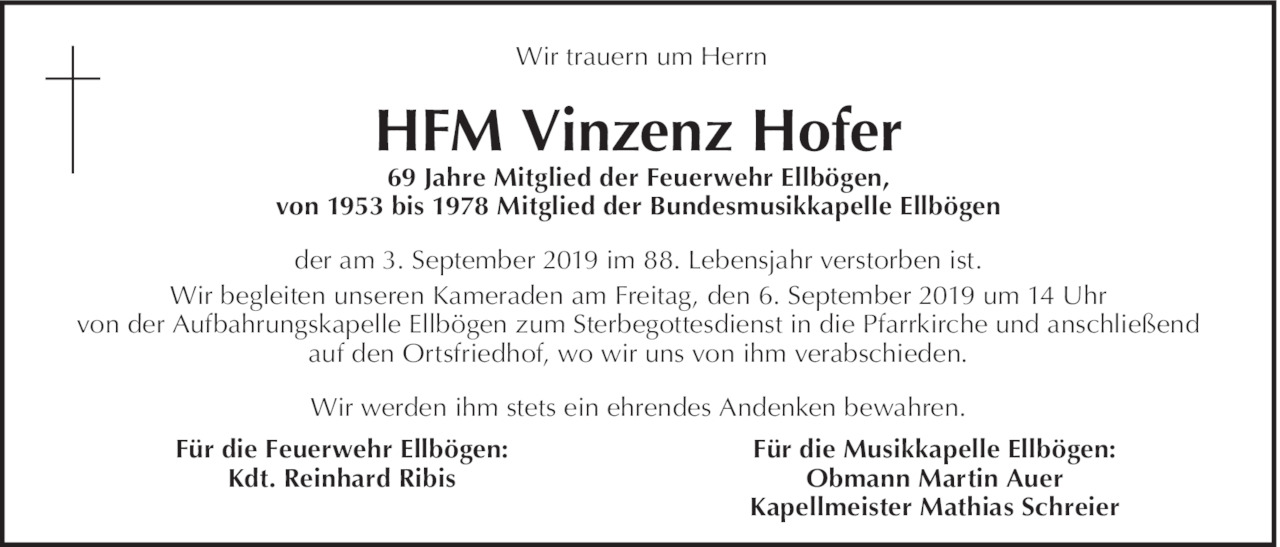 Vinzenz Hofer Bild