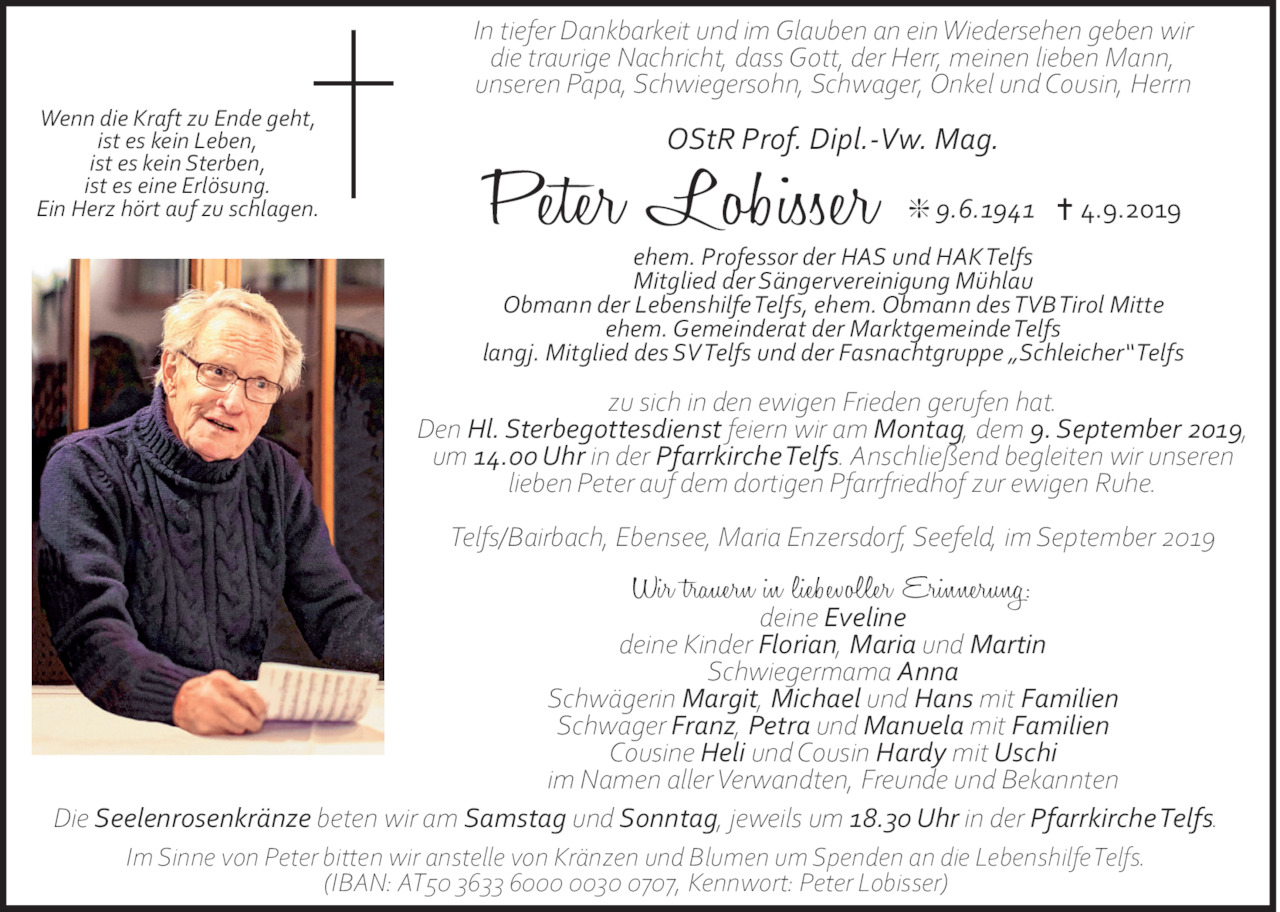 Peter Lobisser Bild