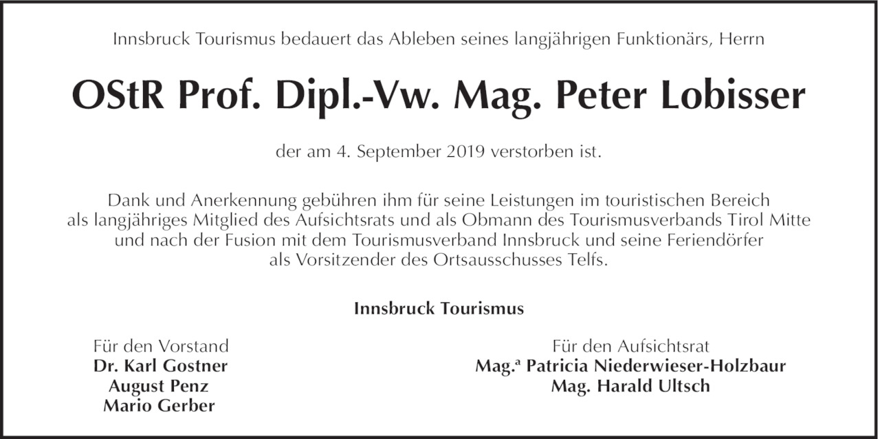 Peter Lobisser Bild