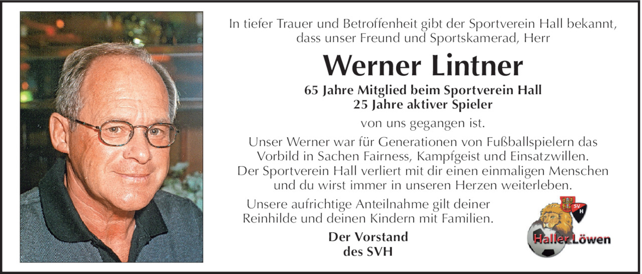 Werner Lintner Bild