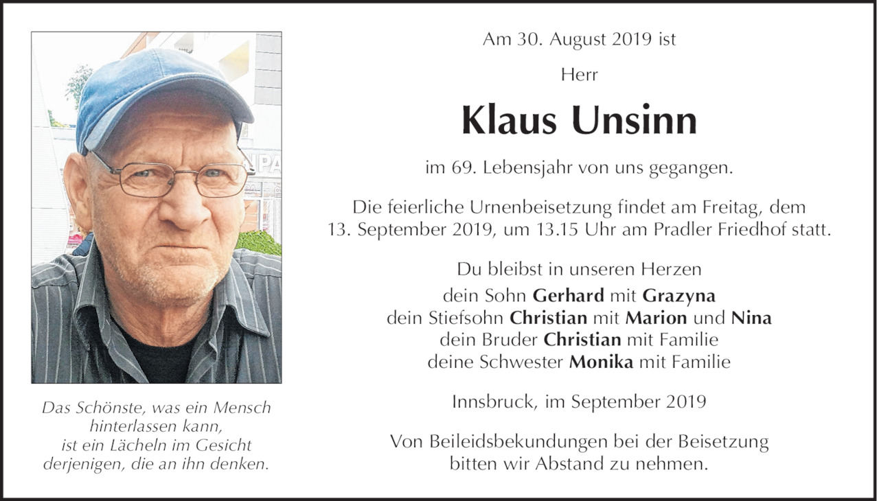 Klaus Unsinn Bild