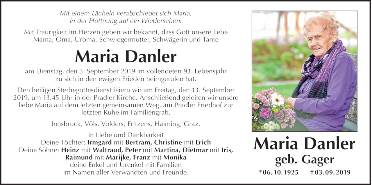 Maria Danler Bild