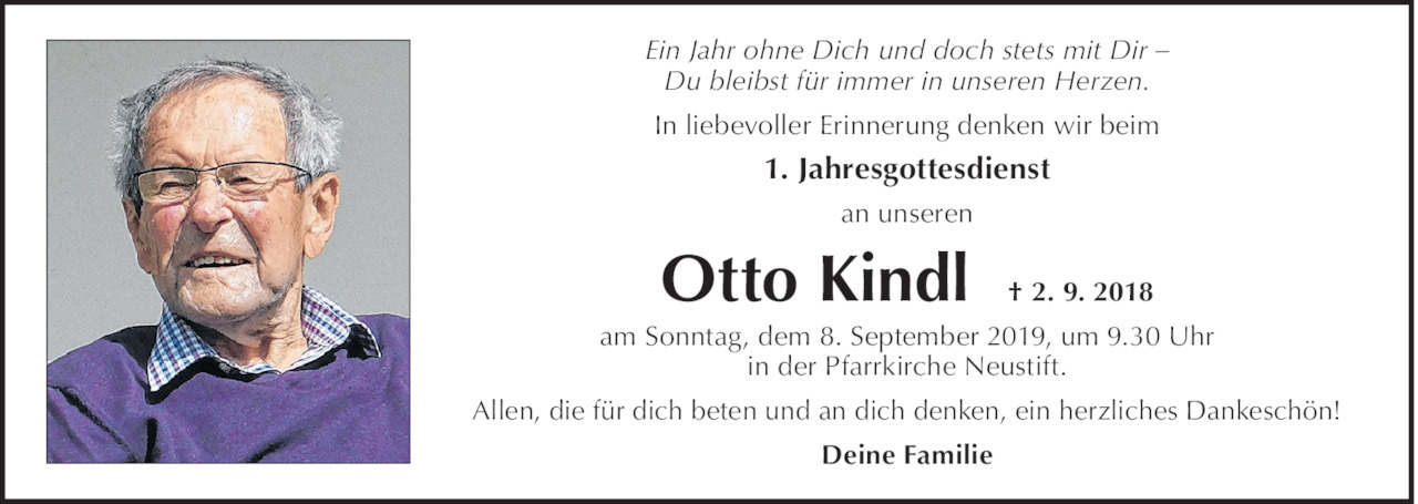 Otto Kindl Bild