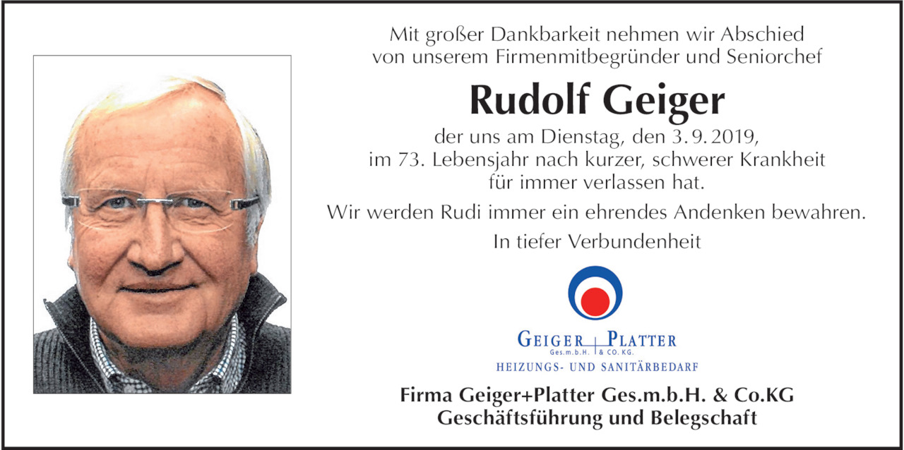 Rudolf Geiger Bild