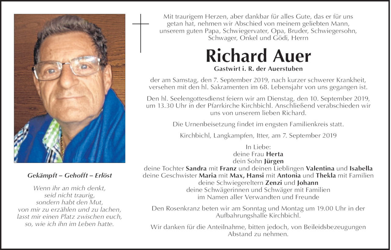 Richard Auer Bild