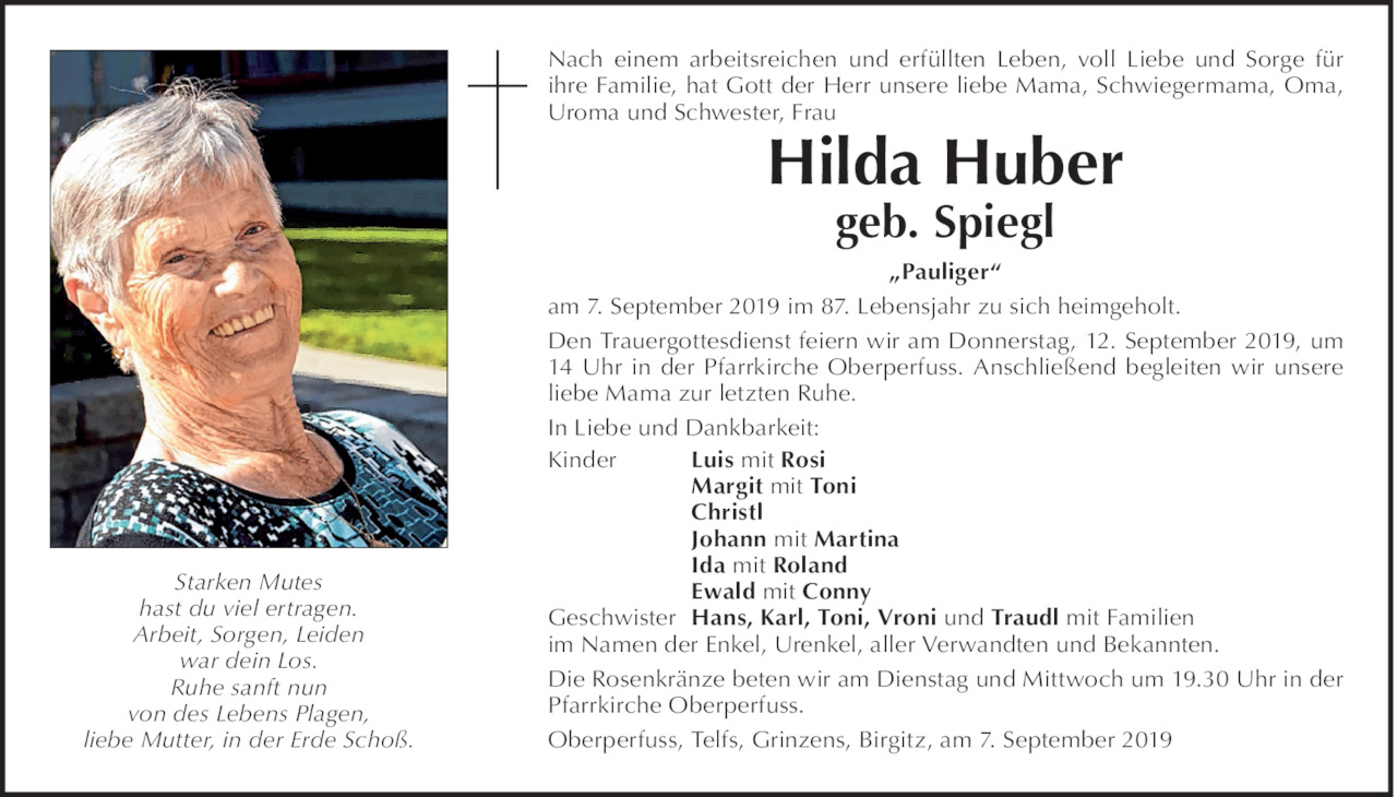 Hilda Huber Bild