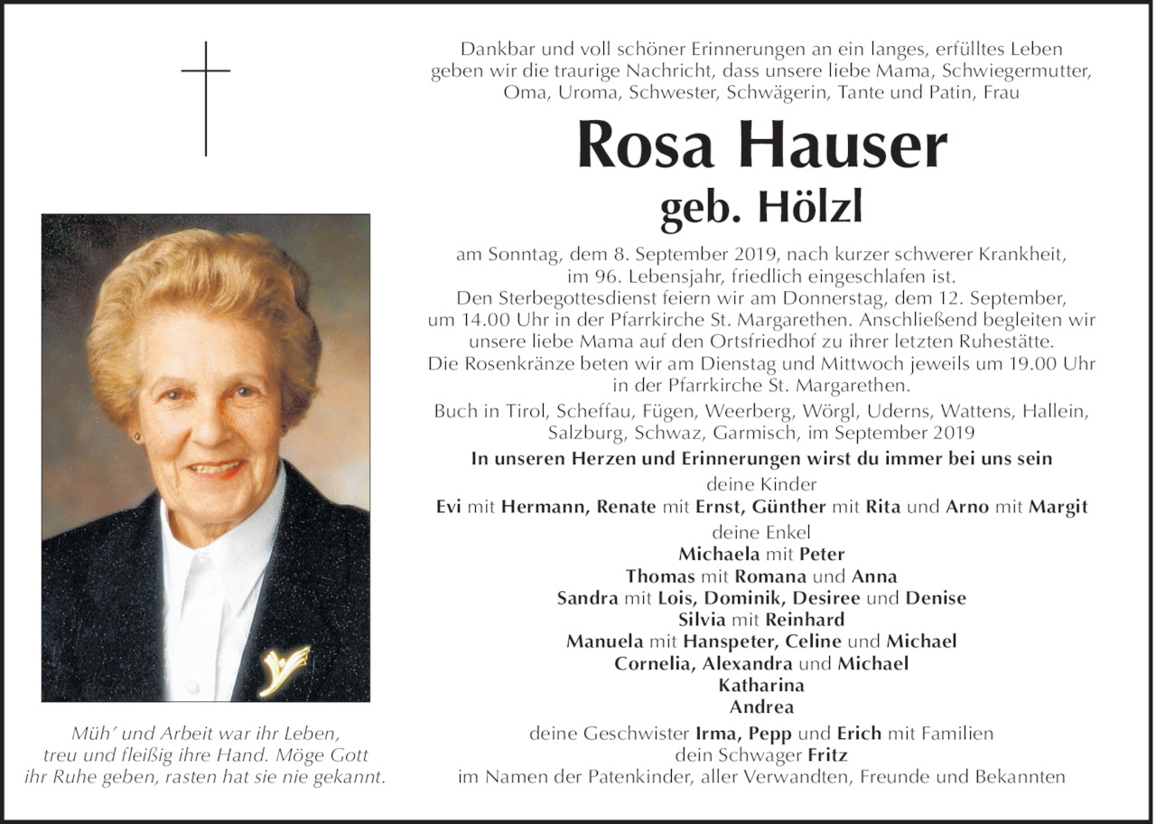 Rosa Hauser Bild