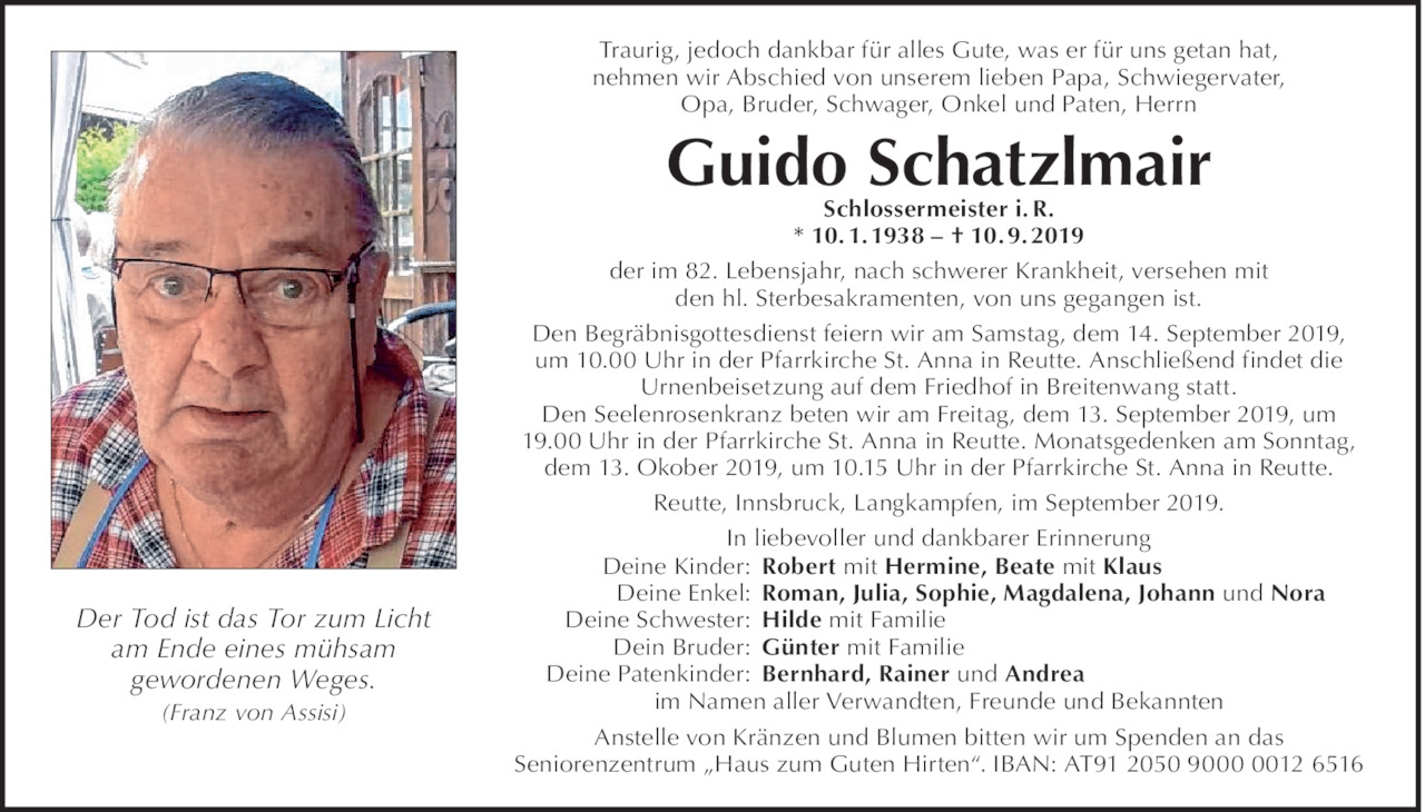 Guido Schatzlmair Bild